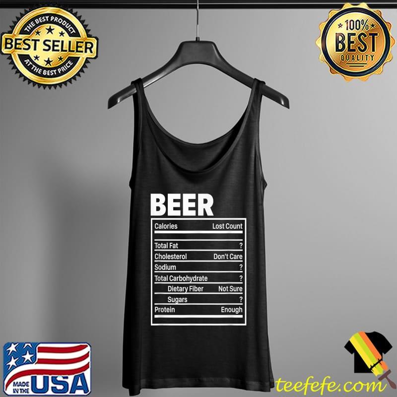 Funny Beer Nutritional Ingredients, Funny ThanksGiving For Dad T-Shirt Tank Top Funny Beer Nutritional Ingredients, Funny ThanksGiving For Dad T-Shirt Tank Top