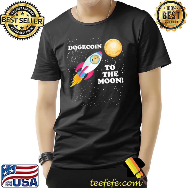Funny Cheems Dogecoin Astronaut To the Moon Shirt Unisex Funny Cheems Dogecoin Astronaut To the Moon Shirt Unisex