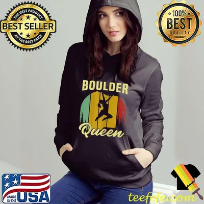 Funny Damen Boulder Liebhaber Sport Fels Klettern Shirt