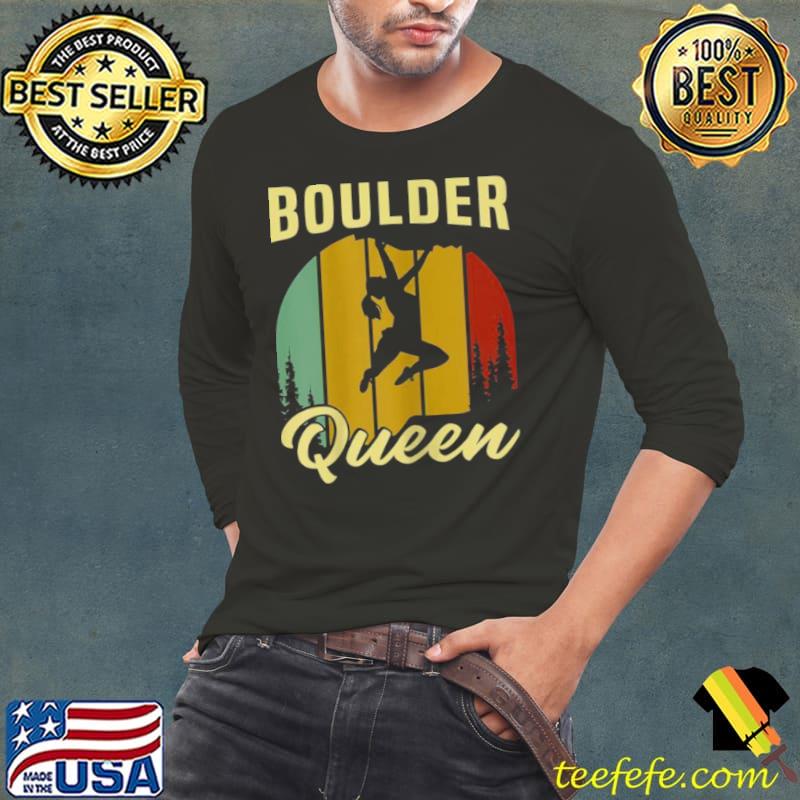 Funny Damen Boulder Liebhaber Sport Fels Klettern Shirt Long Sleeve Tee Funny Damen Boulder Liebhaber Sport Fels Klettern Shirt Long Sleeve Tee