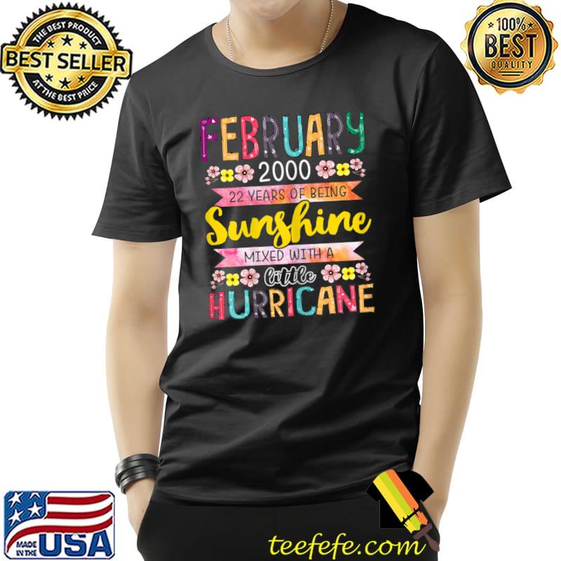 Funny February Girls 22nd Years Old Birthday Awesome Since 2000 T-Shirt Unisex Funny February Girls 22nd Years Old Birthday Awesome Since 2000 T-Shirt Unisex