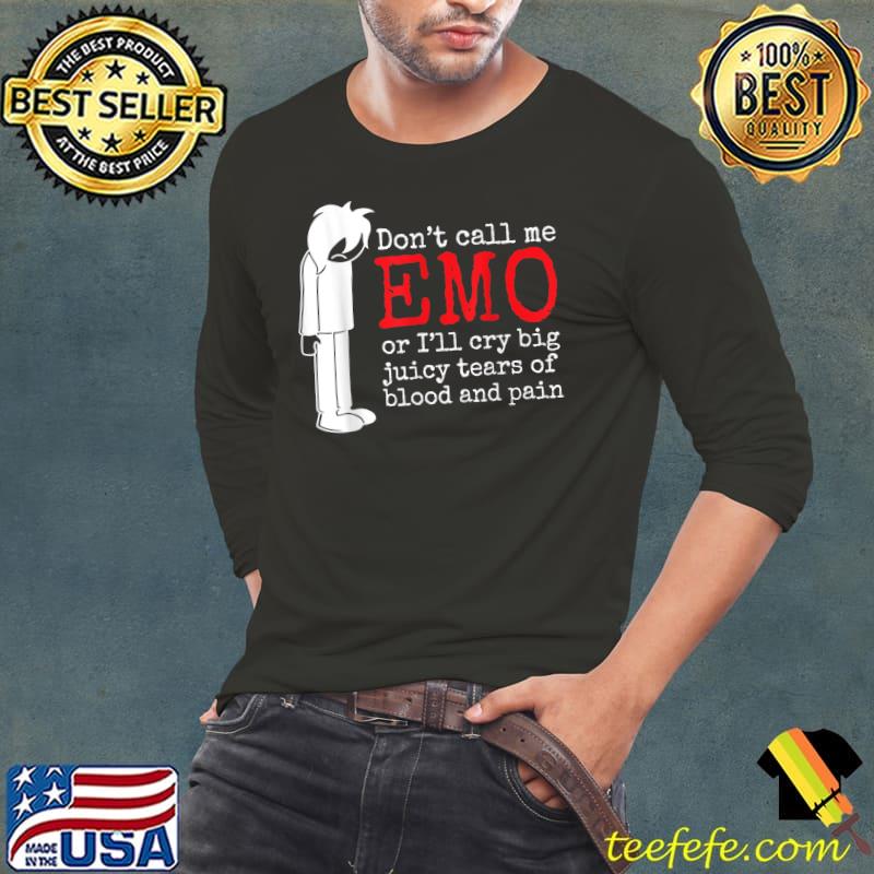 Funny Funny Emo Shirt for Boys Emo Alt Clothing Emocore Emo Music T-Shirt Long Sleeve Tee Funny Funny Emo Shirt for Boys Emo Alt Clothing Emocore Emo Music T-Shirt Long Sleeve Tee