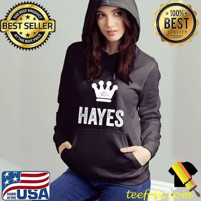 Funny Hayes the King Crown & Name Design for Men Called Hayes Tank Top