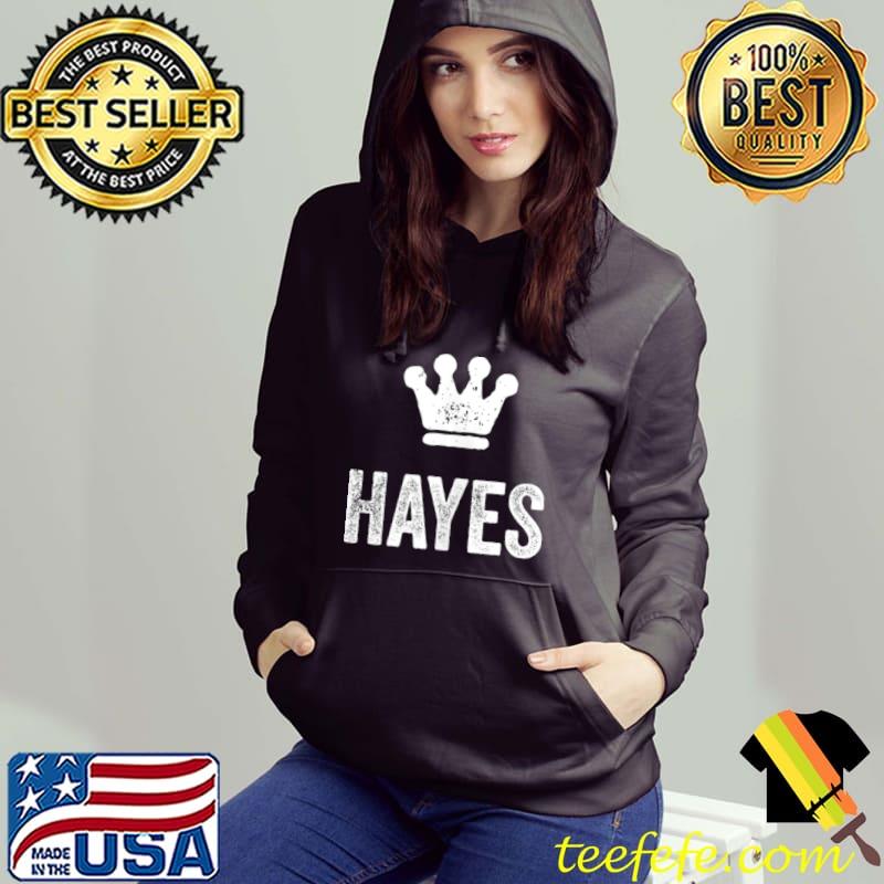 Funny Hayes the King Crown & Name Design for Men Called Hayes Tank Top Funny Hayes the King Crown & Name Design for Men Called Hayes Tank Top