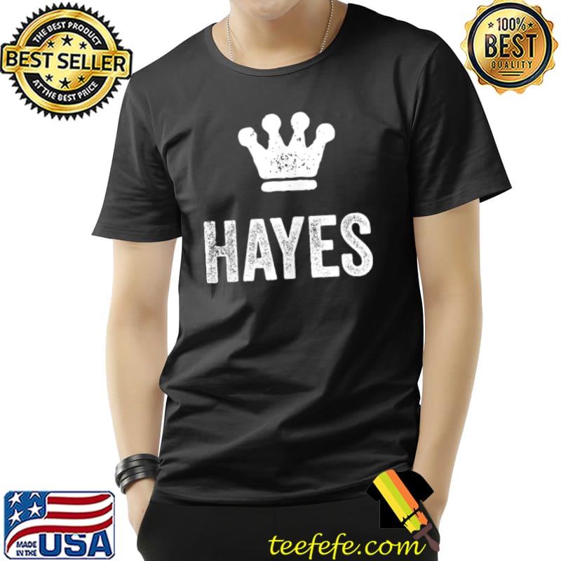 Funny Hayes the King Crown & Name Design for Men Called Hayes Tank Top Unisex Funny Hayes the King Crown & Name Design for Men Called Hayes Tank Top Unisex