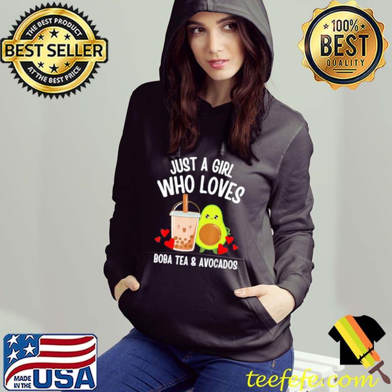 Funny Just A Girl Who Loves Boba Tea Cute Kawaii Bubble T-Shirt