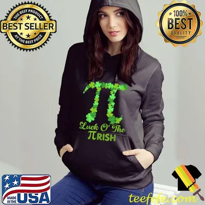 Funny Luck O' The Pi-Rish Gifts St Patricks Day Funny Pi Day T-Shirt