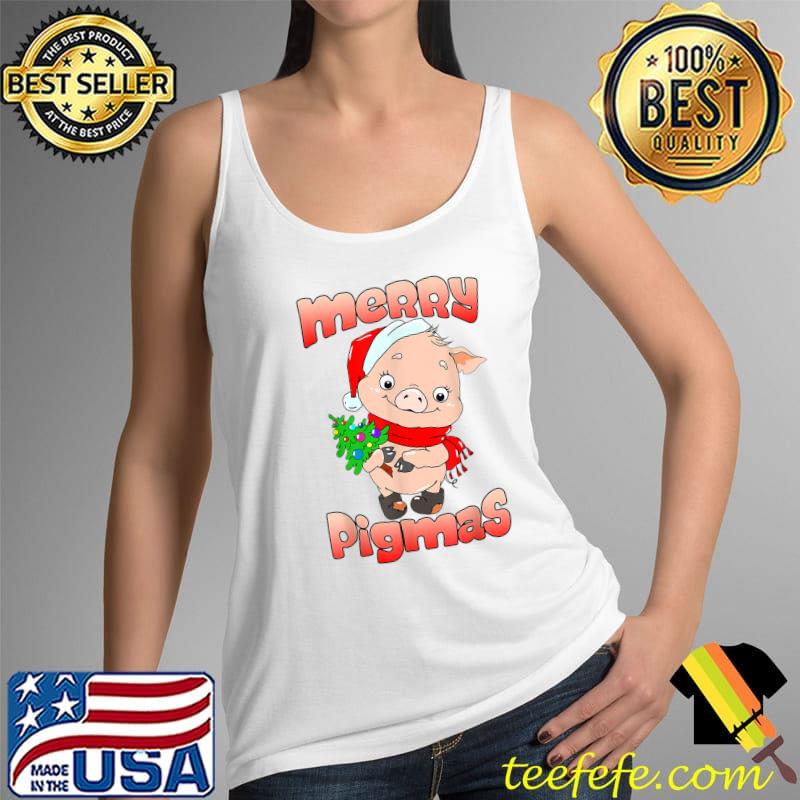 Funny Merry Pigmas Christmas Santa Hat Pig Farm Christmas Pajama T-Shirt Tank Top Funny Merry Pigmas Christmas Santa Hat Pig Farm Christmas Pajama T-Shirt Tank Top