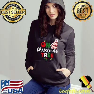 Funny Merry Xmas Oh Christmas Tree Xmas Cake Lovers T-Shirt