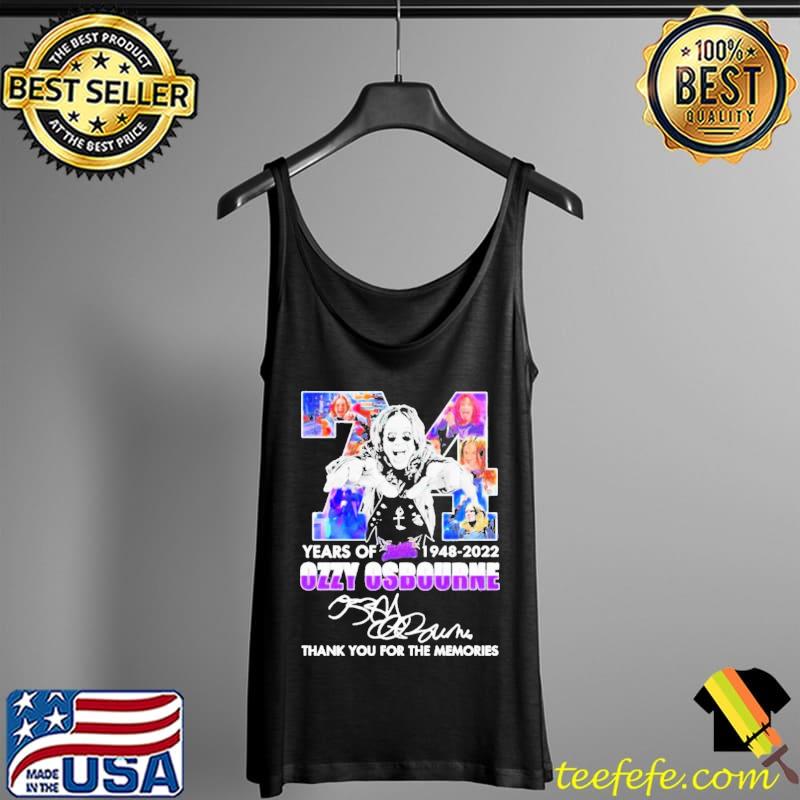 Funny Ozzy Osbourne Signature Thanks For The Memories Unisex T-Shirt Tank Top Funny Ozzy Osbourne Signature Thanks For The Memories Unisex T-Shirt Tank Top
