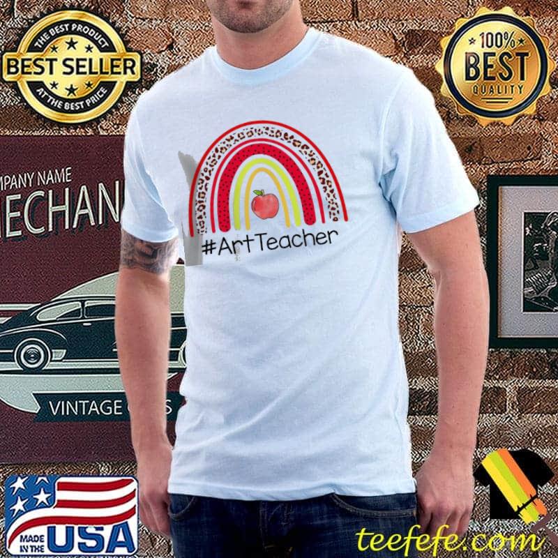 Funny Rainbow Apple Art Teacher Shirt Unisex Funny Rainbow Apple Art Teacher Shirt Unisex