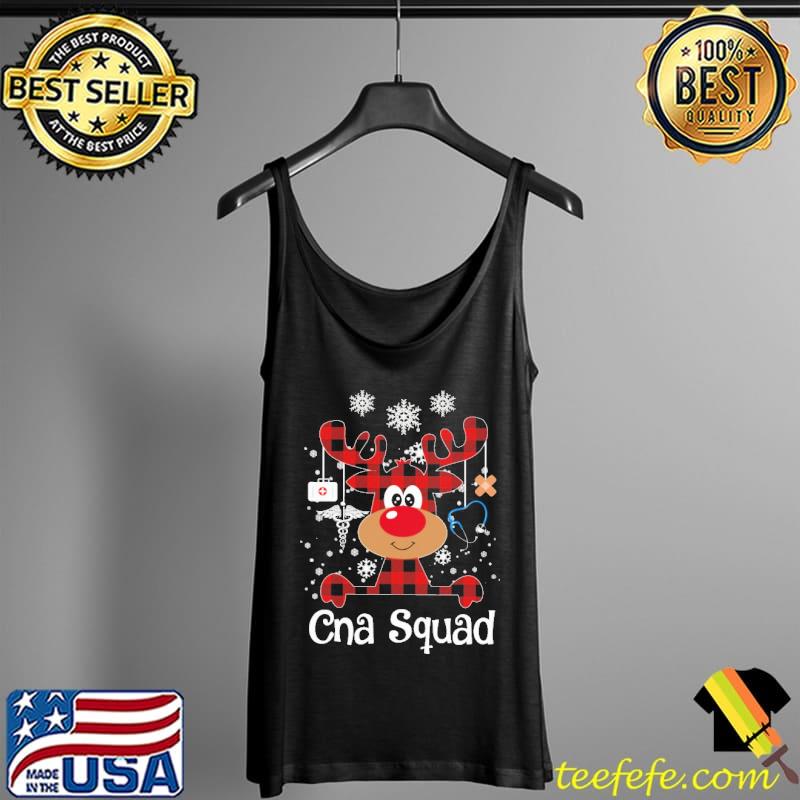 Funny Reindee CNA Squad Christmas Shirt Tank Top Funny Reindee CNA Squad Christmas Shirt Tank Top