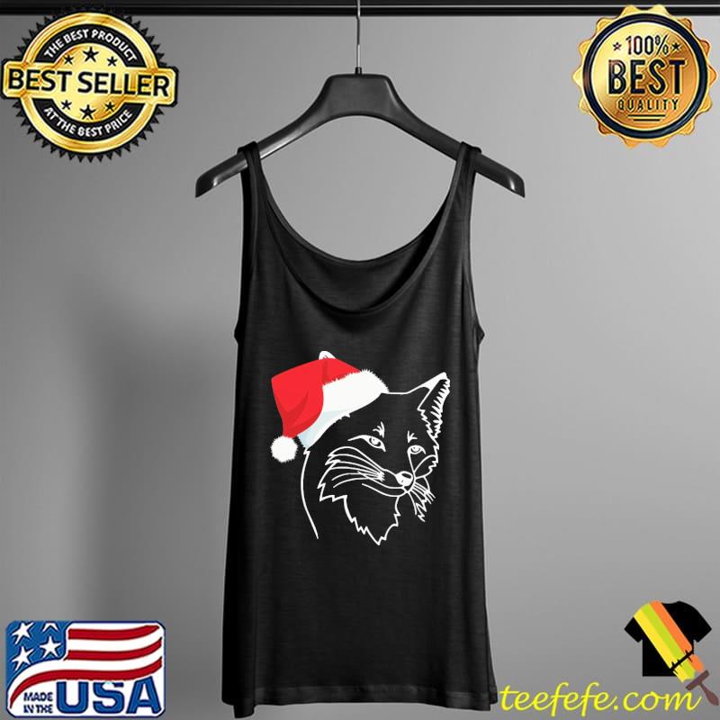 Funny Santa Fox Shirt Tank Top Funny Santa Fox Shirt Tank Top