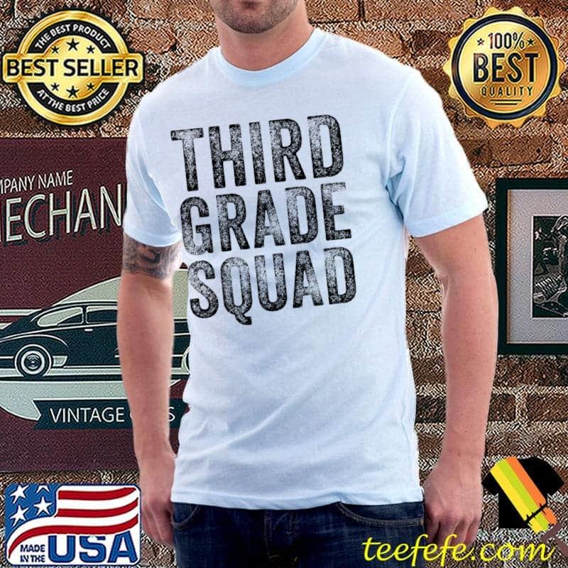 Funny Team 3nd Grade Squad Third Grade Squad Teacher Student Funny Premium T-Shirt Unisex Funny Team 3nd Grade Squad Third Grade Squad Teacher Student Funny Premium T-Shirt Unisex