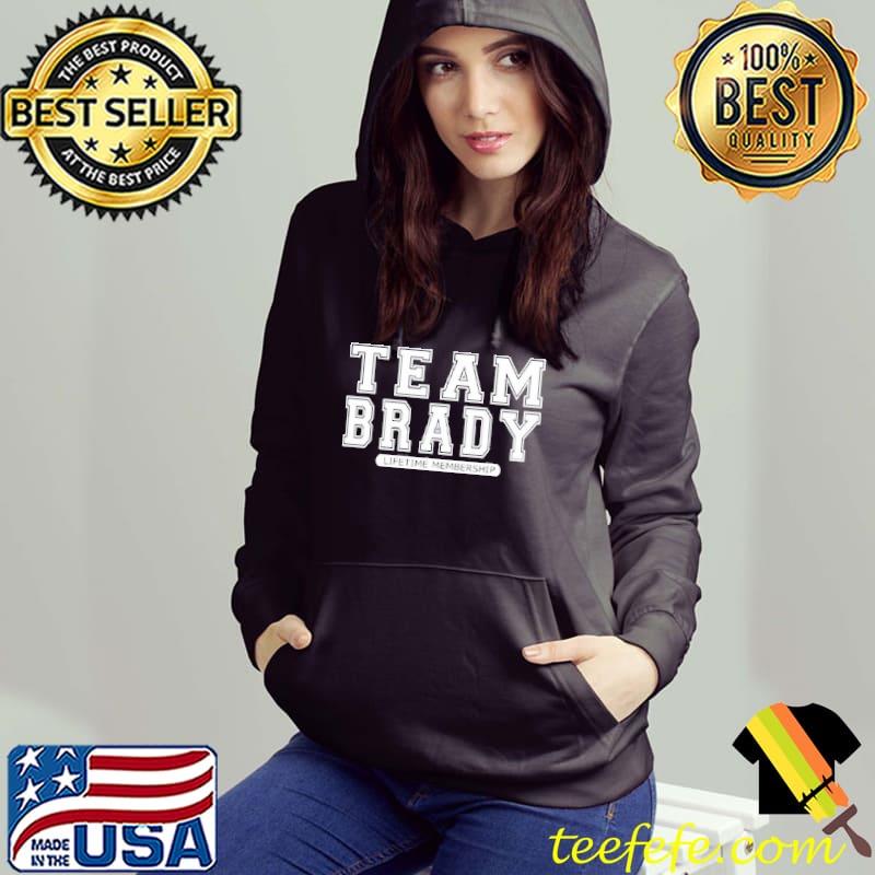 Funny Team BRADY Lifetime Membership Tampa Bay Buccaneers shirt