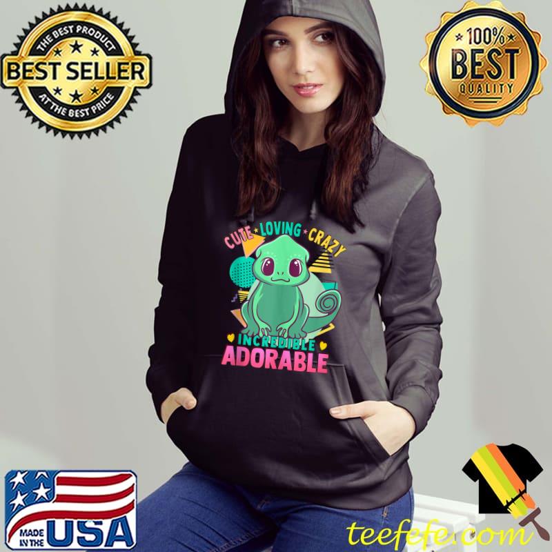 Gecko Lizzard - Cute Kawaii - Loving Crazy Adorable Vintage T-Shirt