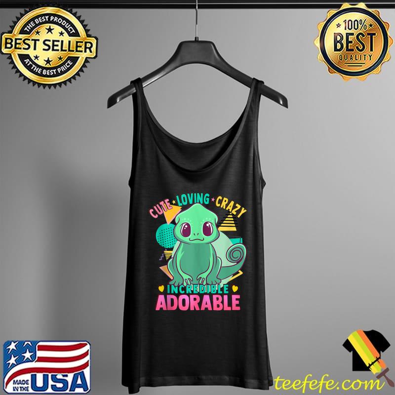 Gecko Lizzard - Cute Kawaii - Loving Crazy Adorable Vintage T-Shirt Tank Top Gecko Lizzard - Cute Kawaii - Loving Crazy Adorable Vintage T-Shirt Tank Top