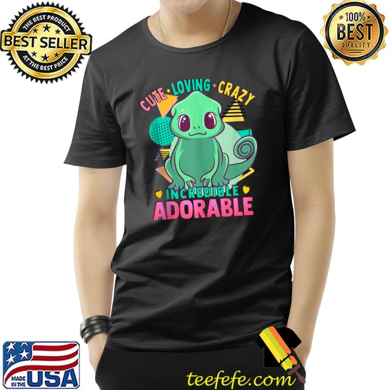 Gecko Lizzard - Cute Kawaii - Loving Crazy Adorable Vintage T-Shirt Unisex Gecko Lizzard - Cute Kawaii - Loving Crazy Adorable Vintage T-Shirt Unisex
