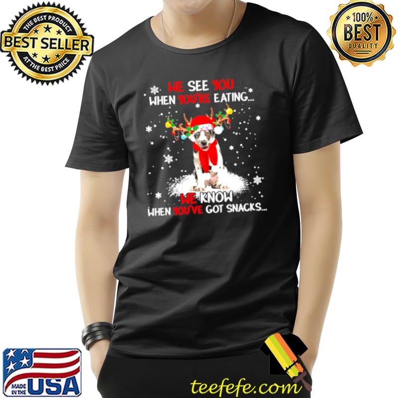 Great Dane we see You when youre eating we know when youre got snacks Christmas Unisex Great Dane we see You when youre eating we know when youre got snacks Christmas Unisex