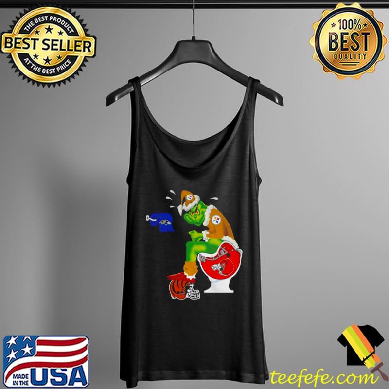 Grinch Pittsburgh Steelers Toilet Cleveland Brown Toilet Paper Baltimore Ravens Shirt Tank Top Grinch Pittsburgh Steelers Toilet Cleveland Brown Toilet Paper Baltimore Ravens Shirt Tank Top