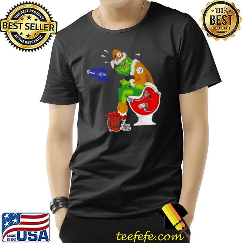 Grinch Pittsburgh Steelers Toilet Cleveland Brown Toilet Paper Baltimore Ravens Shirt Unisex Grinch Pittsburgh Steelers Toilet Cleveland Brown Toilet Paper Baltimore Ravens Shirt Unisex