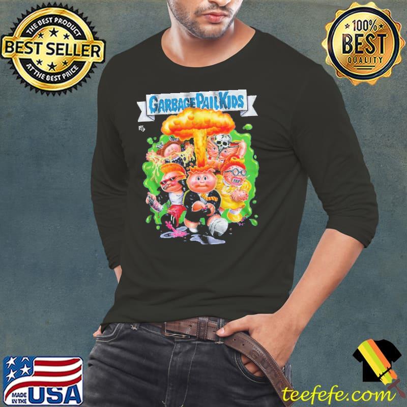 Group Sticker Garbage Pail Kids Shirt Long Sleeve Tee Group Sticker Garbage Pail Kids Shirt Long Sleeve Tee