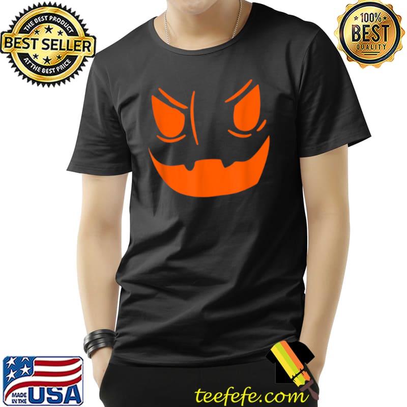 Halloween Pumpkin Face Jackolantern Costume T Shirt Unisex Halloween Pumpkin Face Jackolantern Costume T Shirt Unisex