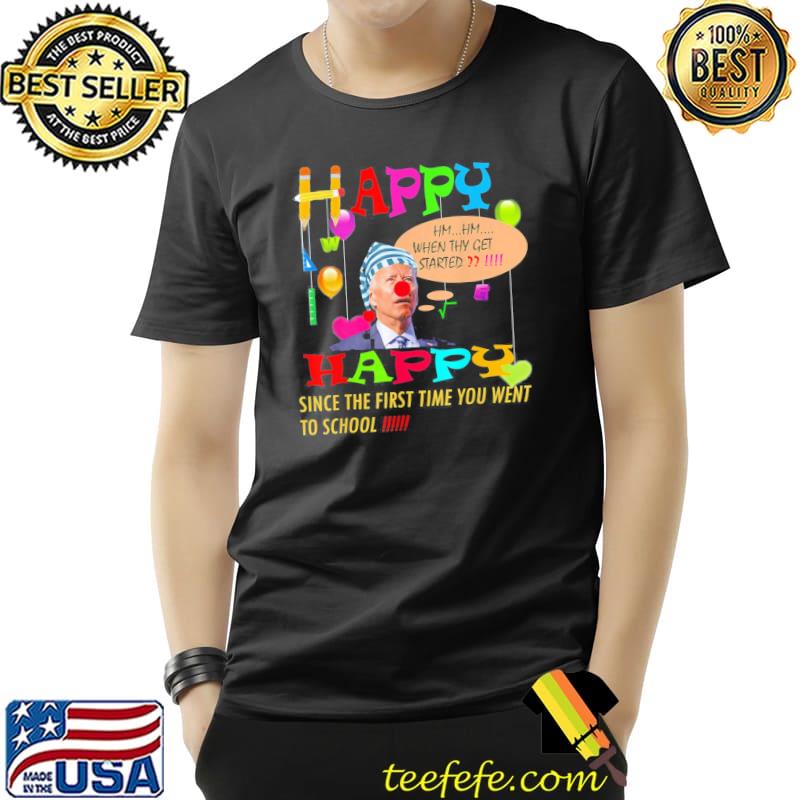 Happy 100 Day Of School For Students Joe Biden T-Shirt Unisex Happy 100 Day Of School For Students Joe Biden T-Shirt Unisex