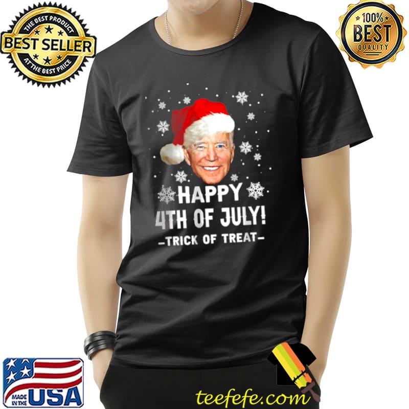 Happy 4th Of July Funny Joe Biden Christmas Ugly Sweater T Shirt Unisex Happy 4th Of July Funny Joe Biden Christmas Ugly Sweater T Shirt Unisex