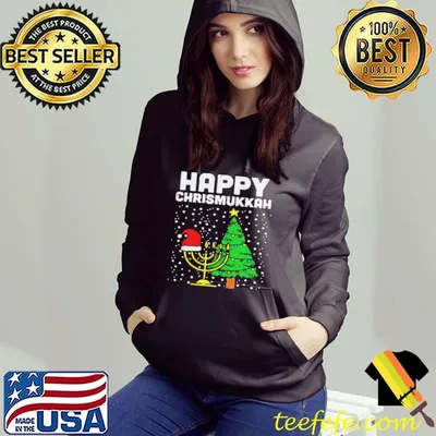 Happy Christmukkah Jewish Christmas Hanukkah Chanukah Sweater Shirt
