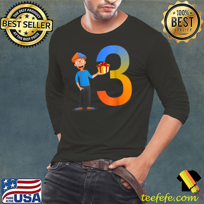Hey It’s Me B lippis happy kids 3rd birthday boy and girl T Shirt Long Sleeve Tee Hey It’s Me B lippis happy kids 3rd birthday boy and girl T Shirt Long Sleeve Tee