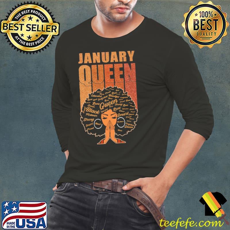 January Queen Melanin Shirt Long Sleeve Tee January Queen Melanin Shirt Long Sleeve Tee