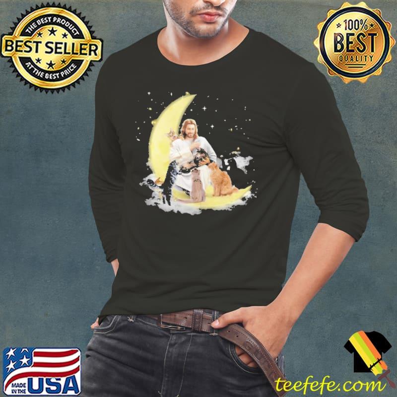 Jesus WithCat Shirt Long Sleeve Tee Jesus WithCat Shirt Long Sleeve Tee