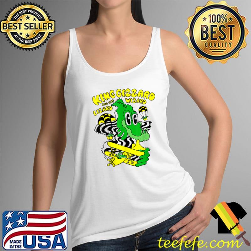 King Funny Gizzard The Lizard Gift Wizard T-Shirt Tank Top King Funny Gizzard The Lizard Gift Wizard T-Shirt Tank Top