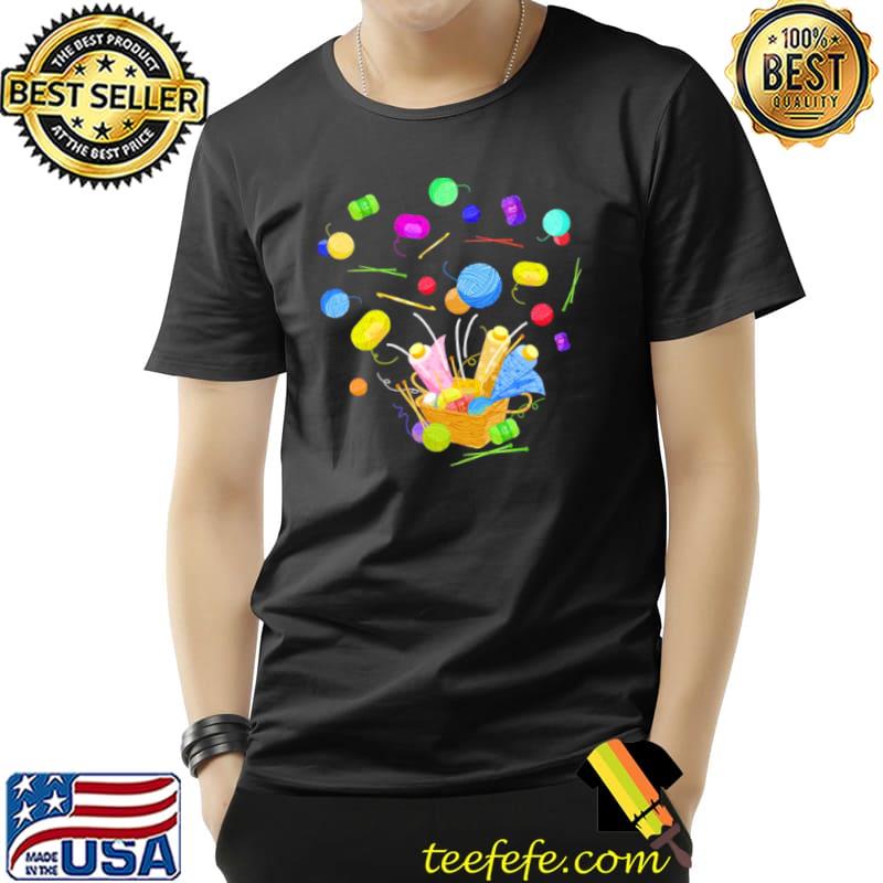 Knitting Crocheting Shirt Unisex Knitting Crocheting Shirt Unisex