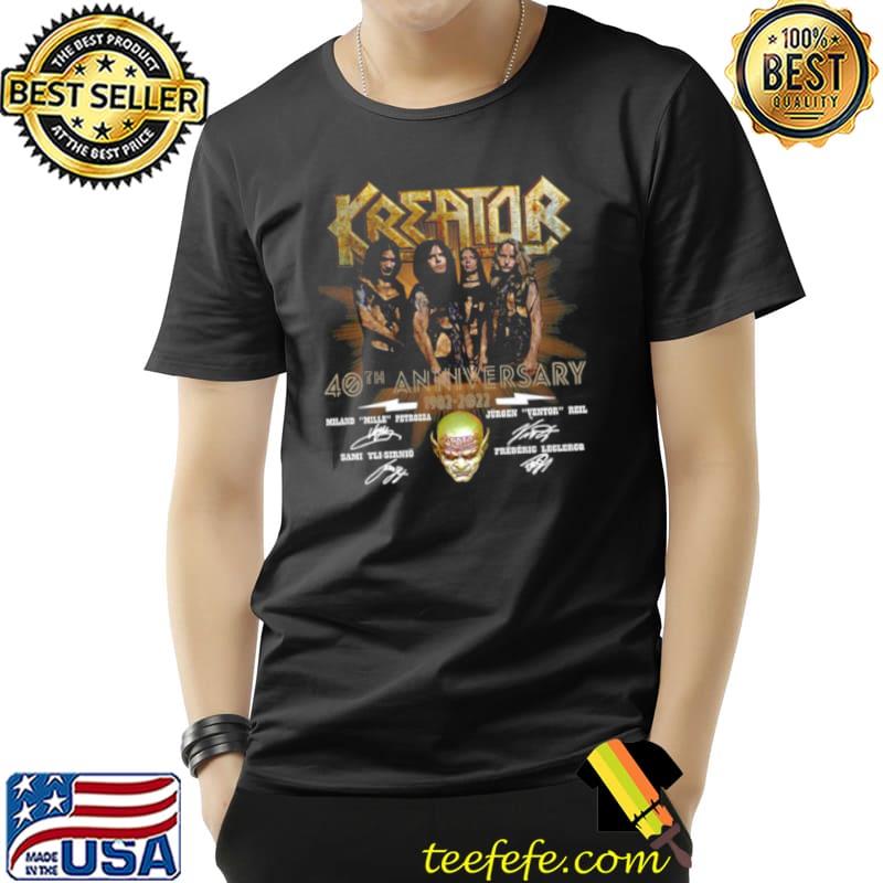 Kreator 40th anniversary 1982 2022 signatures thank you for the memories Unisex Kreator 40th anniversary 1982 2022 signatures thank you for the memories Unisex