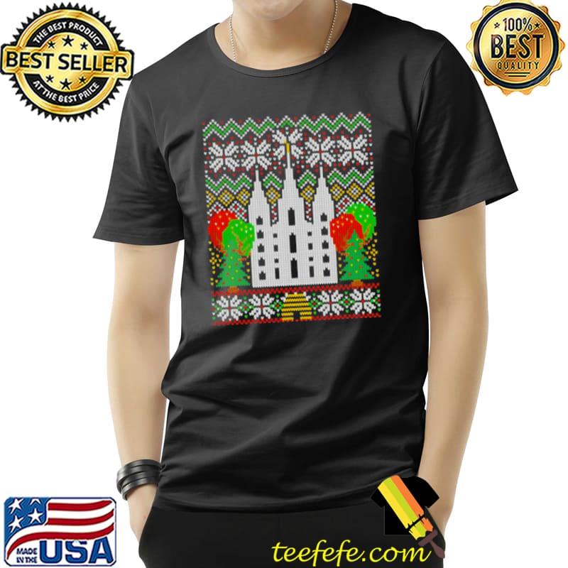 Lds Ugly Sweater Christmas Temple Square Salt Lake Utah Sweater Shirt Unisex Lds Ugly Sweater Christmas Temple Square Salt Lake Utah Sweater Shirt Unisex