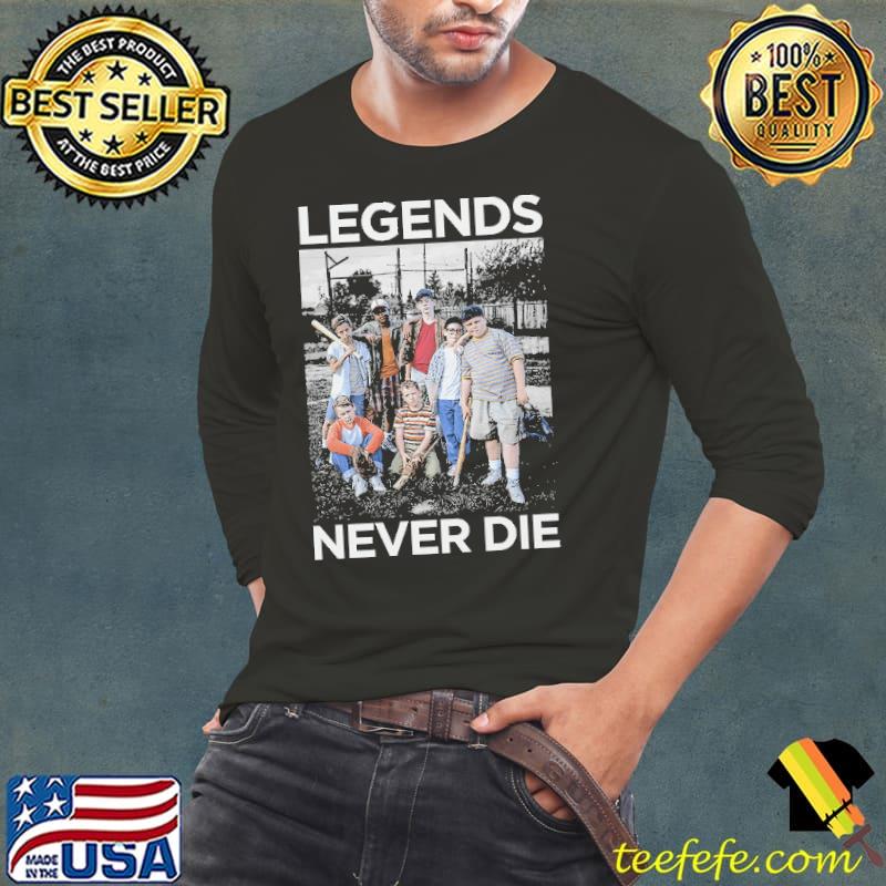 Legends Never Die Sandlot T-Shirt Long Sleeve Tee Legends Never Die Sandlot T-Shirt Long Sleeve Tee