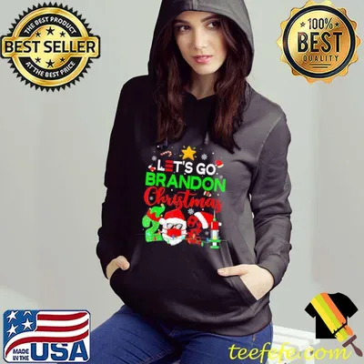 Let’s Go Brandon Christmas 2021 Fun Anti Biden Xmas Pajama T-Shirt