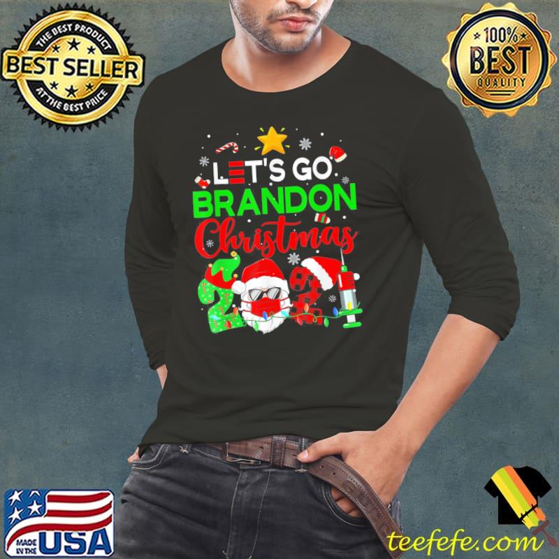 Let’s Go Brandon Christmas 2021 Fun Anti Biden Xmas Pajama T-Shirt Long Sleeve Tee Let’s Go Brandon Christmas 2021 Fun Anti Biden Xmas Pajama T-Shirt Long Sleeve Tee