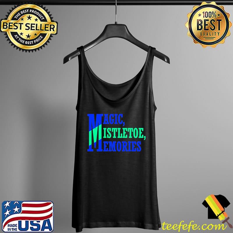 Magic Mistletoe Memories Blue Shirt Tank Top Magic Mistletoe Memories Blue Shirt Tank Top