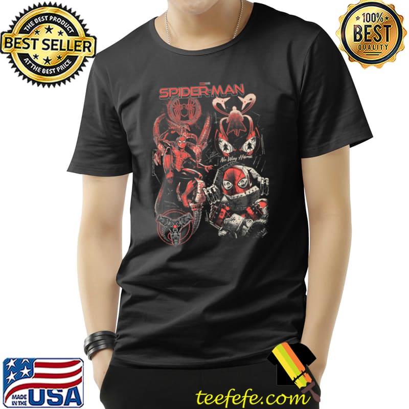 Marvel Spider-Man No Way Home Retro Collage Premium T-Shirt Unisex Marvel Spider-Man No Way Home Retro Collage Premium T-Shirt Unisex