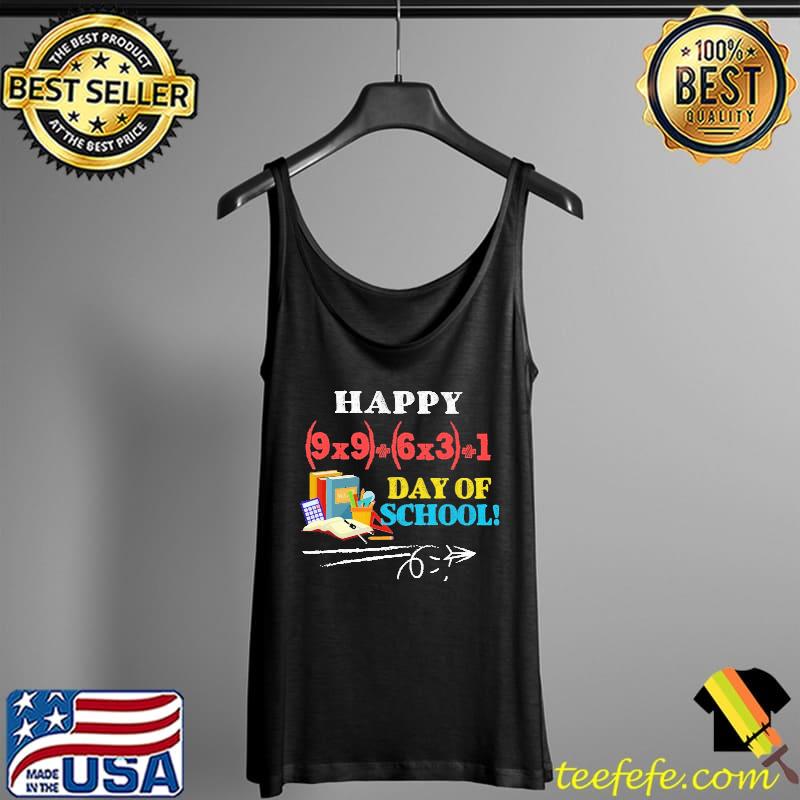 Math Happy 100 Day Of School Shirt Tank Top Math Happy 100 Day Of School Shirt Tank Top