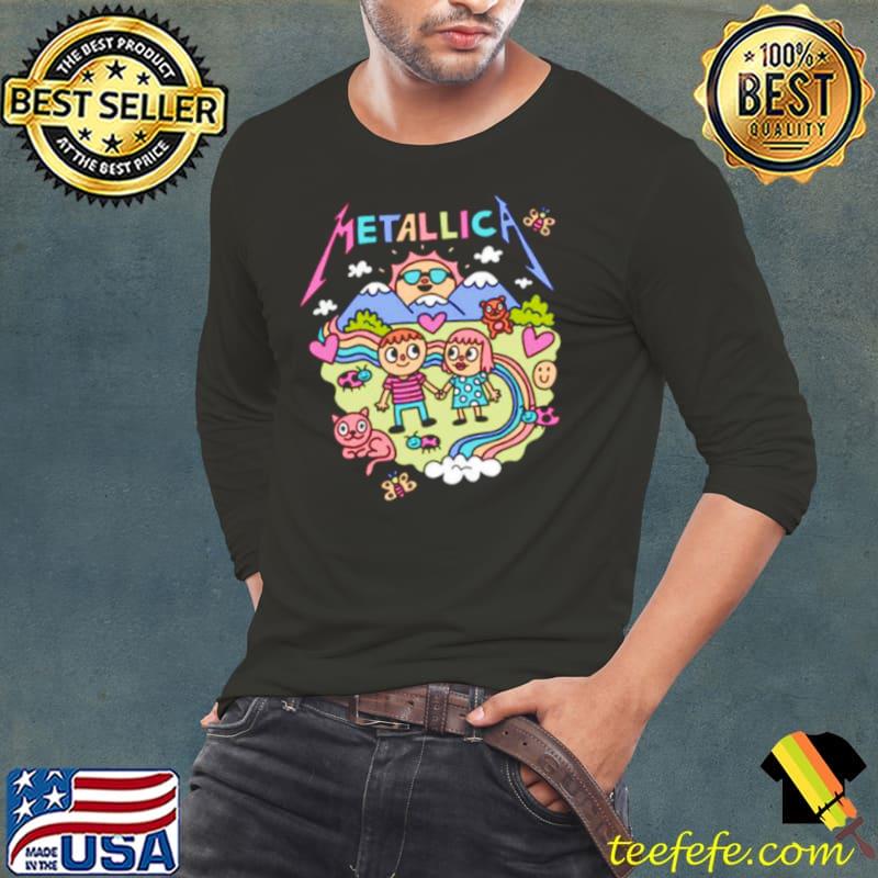 Metallica Cartoon Long Sleeve Tee Metallica Cartoon Long Sleeve Tee
