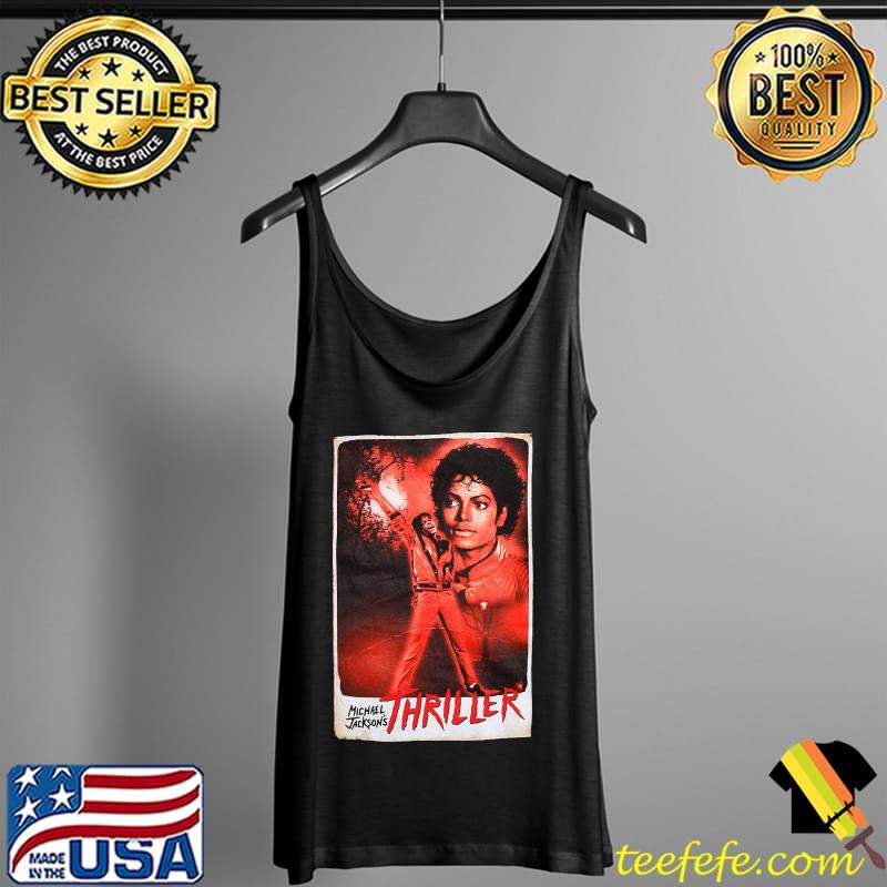 Michael Jackson Thriller Poster T-Shirt Tank Top Michael Jackson Thriller Poster T-Shirt Tank Top