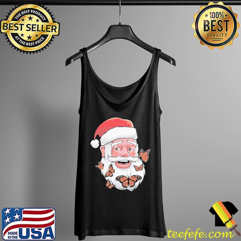Monarch Butterfly Christmas Shirt Tank Top Monarch Butterfly Christmas Shirt Tank Top