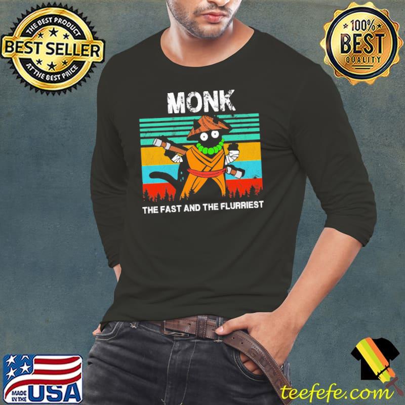 Monk The Fast And The Flurriest Vintage Long Sleeve Tee Monk The Fast And The Flurriest Vintage Long Sleeve Tee