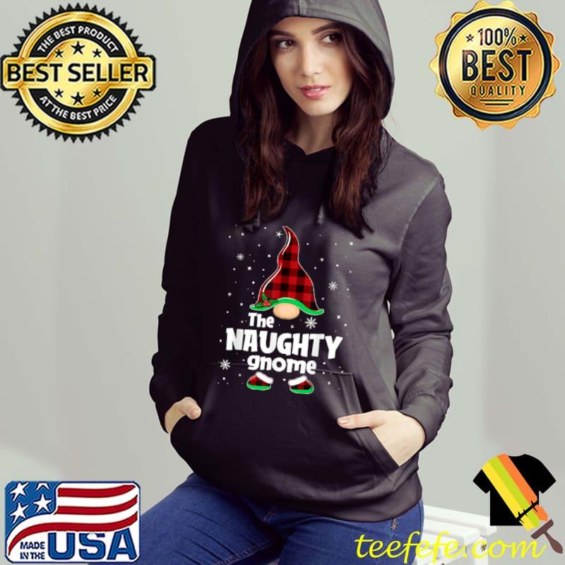 Naughty Gnome Buffalo Plaid Matching Family Christmas T Shirt Naughty Gnome Buffalo Plaid Matching Family Christmas T Shirt