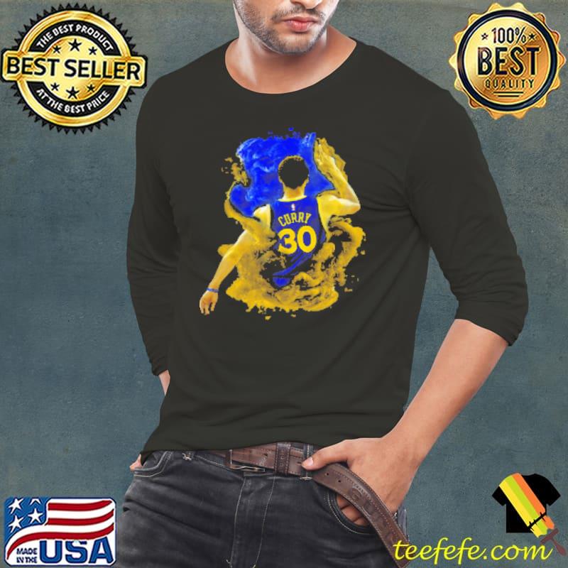 NBA Stephen Curry 30 Golden State Warriors T-Shirt Long Sleeve Tee NBA Stephen Curry 30 Golden State Warriors T-Shirt Long Sleeve Tee