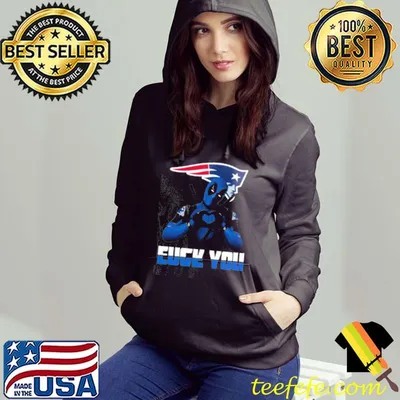 New England Patriots x Deadpool Fuck You and Love You Shirt